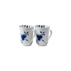 Royal Copenhagen Blå Mega Riflet Krus 2 Stk. 33 Cl 9 Royal Copenhagen Blå Mega Riflet Krus 2 Stk. 33 Cl -Royal Copenhagen 1017333 BLUE MEGA MUG 33CL 2PC 01