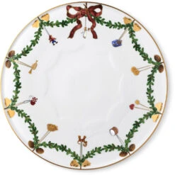 Royal Copenhagen Stjerne Riflet Jul Fad 32 Cm