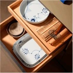 Royal Copenhagen Blå Mega Riflet Ovnfast Fad Ø27 Cm -Royal Copenhagen 1018207 4