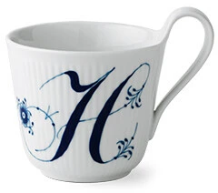 Royal Copenhagen Alfabet Kollektion Højhankskop 33 Cl, H