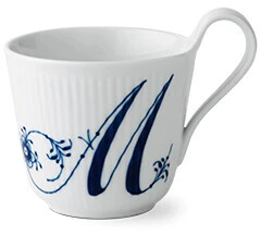 Royal Copenhagen Alfabet Kollektion Højhankskop 33 Cl, M