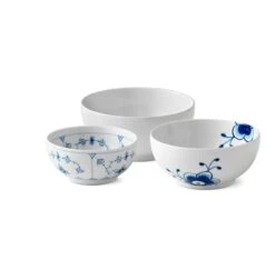 Royal Copenhagen History Mix Skålsæt 3 Stk.
