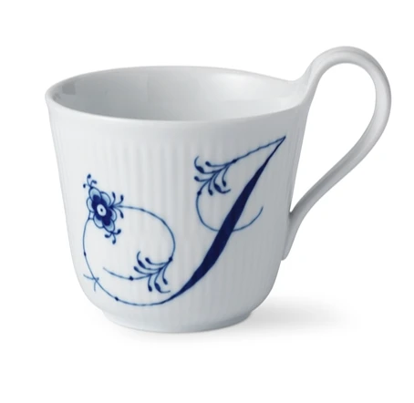 Royal Copenhagen Alfabet Kollektion Højhankskop 33 Cl, I 1 Royal Copenhagen Alfabet Kollektion Højhankskop 33 Cl, I