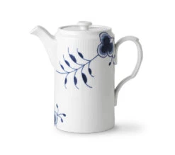 Royal Copenhagen Blå Mega Riflet Kande M. Låg 1,1 L