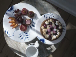 Royal Copenhagen Blå Mega Riflet Fad På Fod 23 Cm 7 Royal Copenhagen Blå Mega Riflet Fad På Fod 23 Cm -Royal Copenhagen 10523902