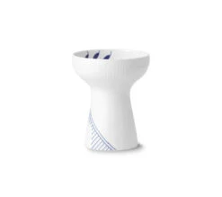 Royal Copenhagen Blå Mega Riflet Vase 15 Cm