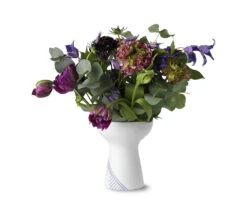 Royal Copenhagen Blå Mega Riflet Vase 15 Cm -Royal Copenhagen 10523952