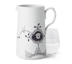 Royal Copenhagen Sort Mega Riflet Kande 1,5 L -Royal Copenhagen 10523972