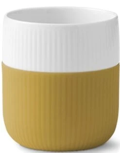 Royal Copenhagen Riflet Contrast Krus 33 Cl, Sennep