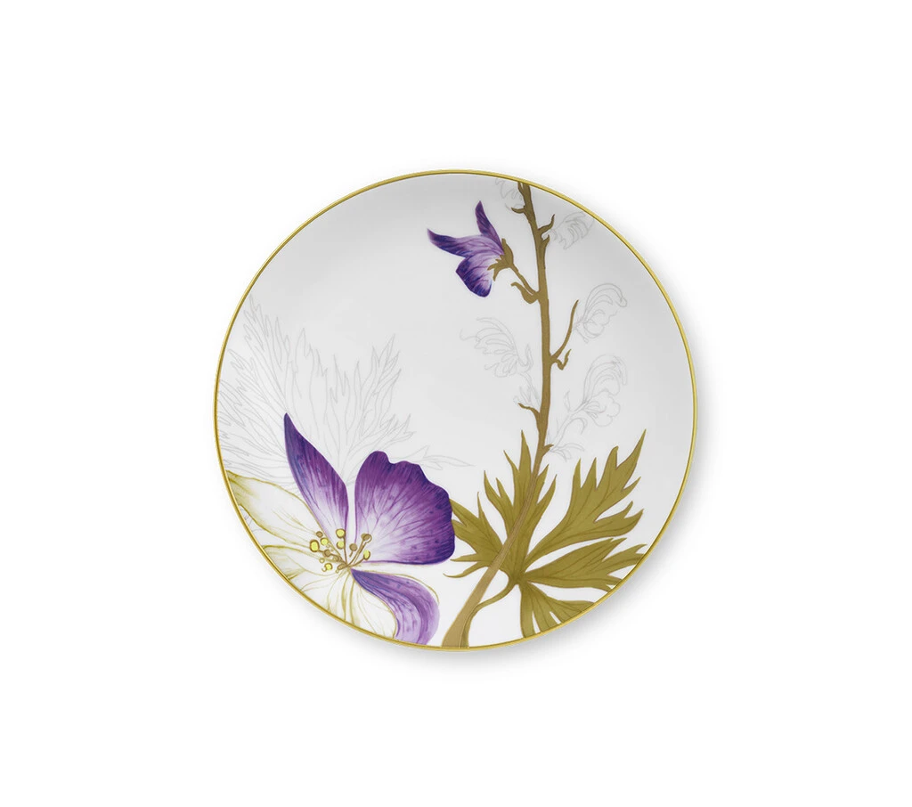 Royal Copenhagen Flora Tallerken 19 Cm, Stedmoderblomst