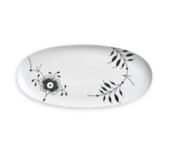 Royal Copenhagen Sort Mega Riflet Fad 37 Cm