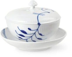 Royal Copenhagen Blå Mega Riflet Skål M. Låg & Underkop 38 Cl 7 Royal Copenhagen Blå Mega Riflet Skål M. Låg & Underkop 38 Cl -Royal Copenhagen 1064776 2