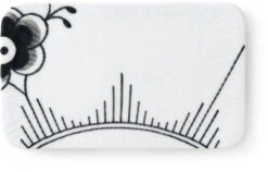 Royal Copenhagen Sort Mega Riflet Serveringsbræt 15,5 Cm