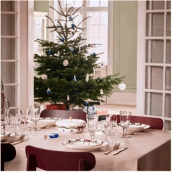 Royal Copenhagen Stjerne Riflet Jul Skål M. Låg 21 Cm -Royal Copenhagen 1064783 2