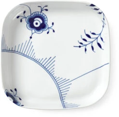 Royal Copenhagen Blå Mega Riflet Ovnfast Fad 30x30 Cm