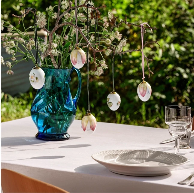 Royal Copenhagen Påskeæg, Åkandeblade 2 Royal Copenhagen Påskeæg, Åkandeblade - Billede 2