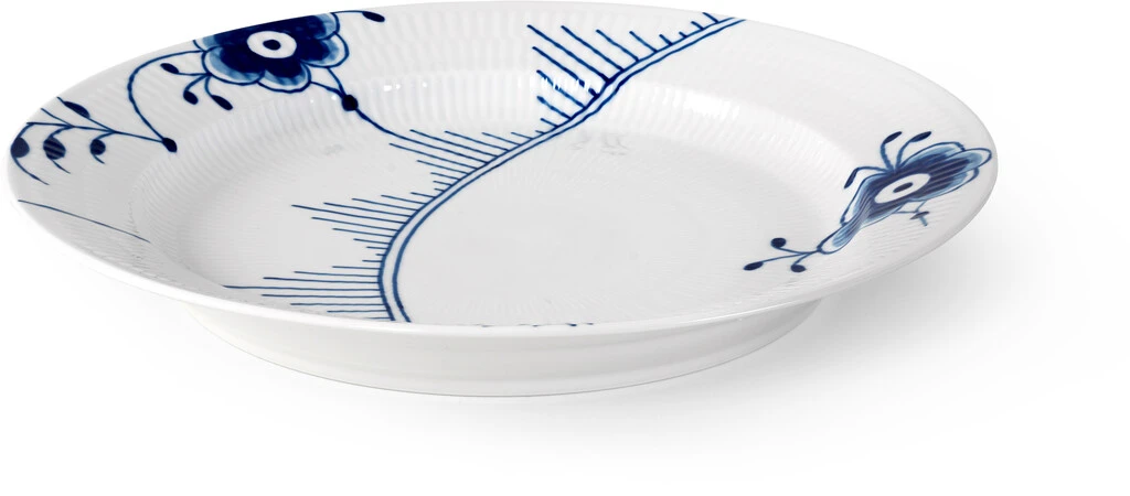 Royal Copenhagen Blå Mega Riflet Fad 33 Cm 2 Royal Copenhagen Blå Mega Riflet Fad 33 Cm - Billede 2