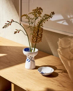 Royal Copenhagen Blå Mega Riflet Vase H11 Cm 6 Royal Copenhagen Blå Mega Riflet Vase H11 Cm -Royal Copenhagen 1066676 2