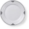 Royal Copenhagen Sort Riflet Blonde Tallerken 22 Cm