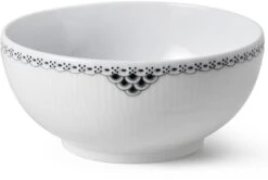 Royal Copenhagen Sort Riflet Blonde Skål Ø18 Cm
