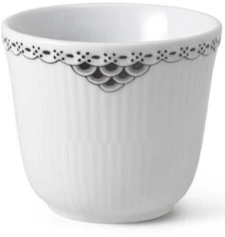 Royal Copenhagen Sort Riflet Blonde Termokop 26 Cl