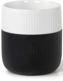 Royal Copenhagen Riflet Contrast Krus 33 Cl, Sort