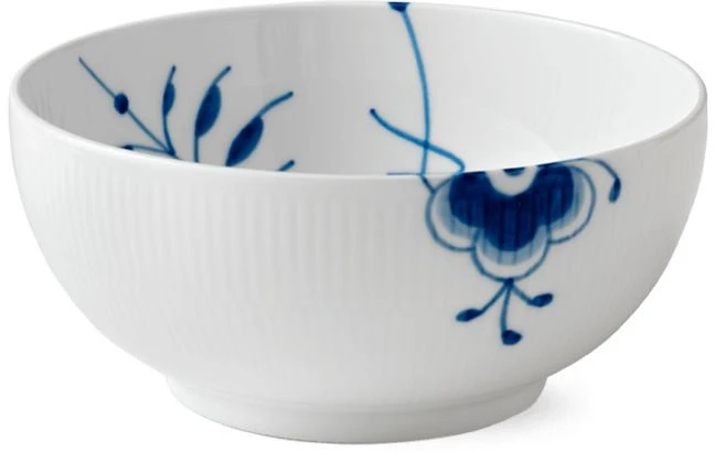 Royal Copenhagen Blå Mega Riflet Skål Ø21 Cm 1 Royal Copenhagen Blå Mega Riflet Skål Ø21 Cm