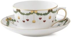 Royal Copenhagen Stjerne Riflet Jul Kop M. Underkop 32 Cl