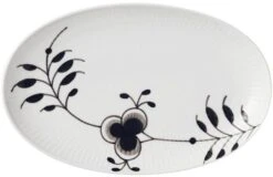 Royal Copenhagen Sort Mega Riflet Asiet 23 Cm