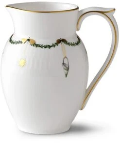 Royal Copenhagen Stjerne Riflet Jul Flødekande