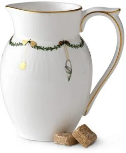 Royal Copenhagen Stjerne Riflet Jul Flødekande -Royal Copenhagen RC0082