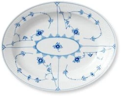 Royal Copenhagen Musselmalet Riflet Fad 36,5 Cm