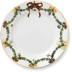 Royal Copenhagen Stjerne Riflet Jul Tallerken 22 Cm