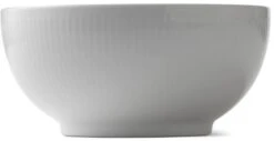 Royal Copenhagen Hvid Riflet Skål Ø18 Cm 7 Royal Copenhagen Hvid Riflet Skål Ø18 Cm -Royal Copenhagen RC0119