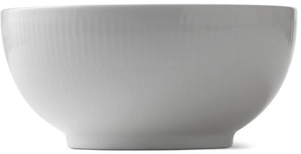 Royal Copenhagen Hvid Riflet Skål Ø18 Cm 3 Royal Copenhagen Hvid Riflet Skål Ø18 Cm - Billede 3