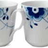 Royal Copenhagen Blå Mega Riflet Krus 2 Stk. 37 Cl