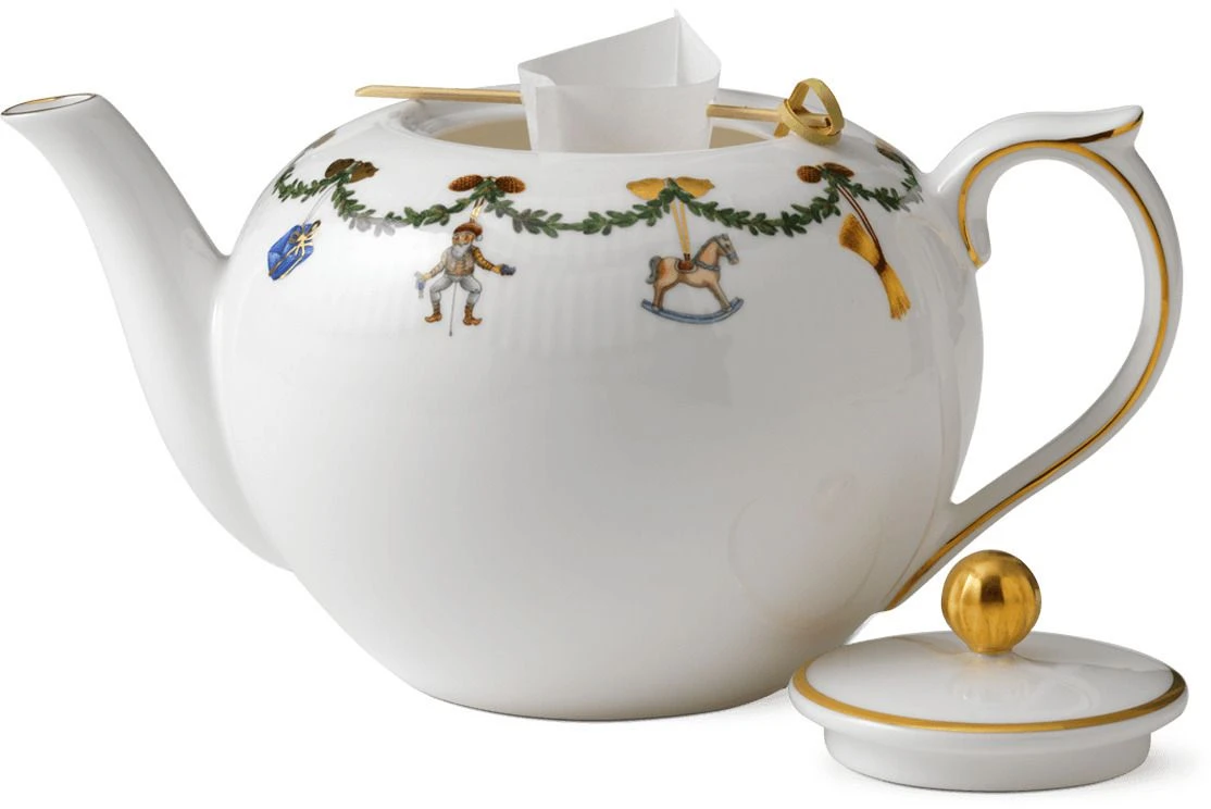 Royal Copenhagen Stjerne Riflet Jul Tekande 3 Royal Copenhagen Stjerne Riflet Jul Tekande - Billede 3