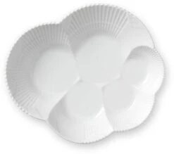 Royal Copenhagen Hvid Elements Fad 19 Cm