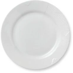 Royal Copenhagen Hvid Elements Tallerken 22 Cm
