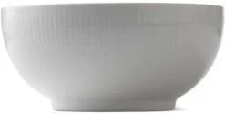 Royal Copenhagen Hvid Riflet Skål Ø21 Cm -Royal Copenhagen RC0267