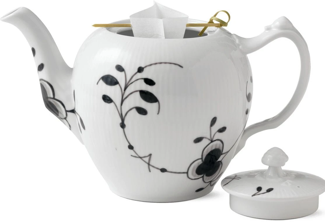 Royal Copenhagen Sort Mega Riflet Tekande 1 L 3 Royal Copenhagen Sort Mega Riflet Tekande 1 L - Billede 3