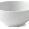 Royal Copenhagen Hvid Riflet Skål Ø13 Cm