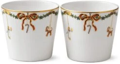 Royal Copenhagen Stjerne Riflet Jul Serveringsskål 2 Stk. 30 Cl