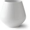 Royal Copenhagen Hvid Riflet Vase Mellem 15 Cm