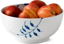 Royal Copenhagen Blå Mega Riflet Skål Ø24 Cm 9 Royal Copenhagen Blå Mega Riflet Skål Ø24 Cm -Royal Copenhagen RC0332