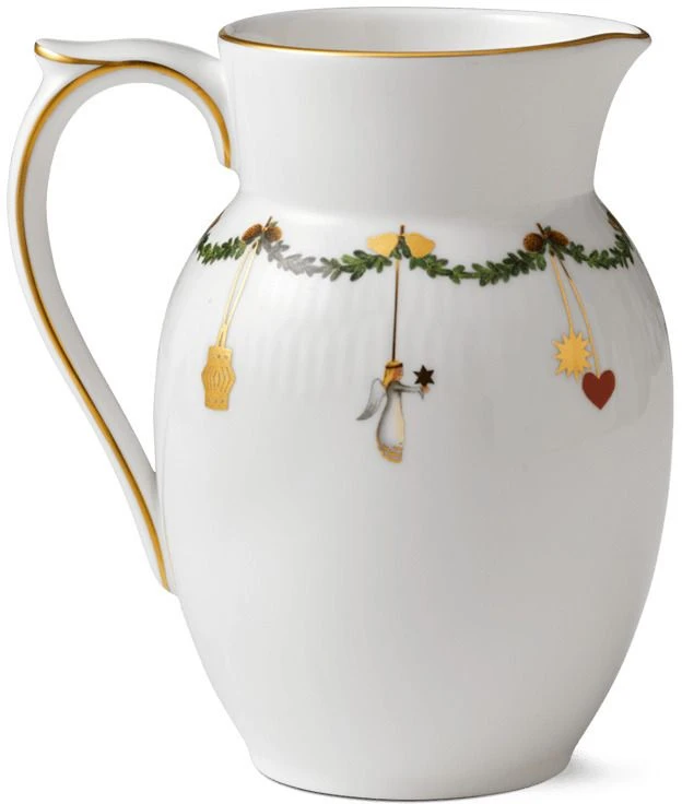 Royal Copenhagen Stjerne Riflet Jul Kande 0,9 L 2 Royal Copenhagen Stjerne Riflet Jul Kande 0,9 L - Billede 2