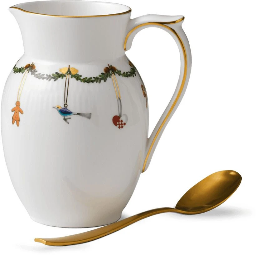 Royal Copenhagen Stjerne Riflet Jul Kande 0,9 L 3 Royal Copenhagen Stjerne Riflet Jul Kande 0,9 L - Billede 3