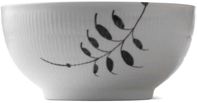 Royal Copenhagen Sort Mega Riflet Skål Ø24 Cm 4 Royal Copenhagen Sort Mega Riflet Skål Ø24 Cm - Billede 4