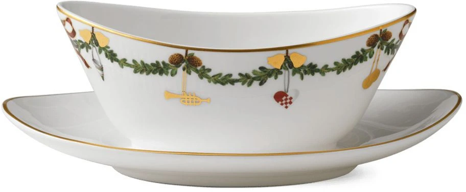 Royal Copenhagen Stjerne Riflet Jul Sovseskål 1 Royal Copenhagen Stjerne Riflet Jul Sovseskål