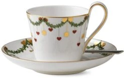 Royal Copenhagen Stjerne Riflet Jul Højhankskop M. Underkop 24 Cl 7 Royal Copenhagen Stjerne Riflet Jul Højhankskop M. Underkop 24 Cl -Royal Copenhagen RC0524